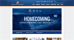 Desktop Screenshot of homecoming.boisestate.edu