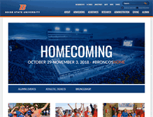 Tablet Screenshot of homecoming.boisestate.edu