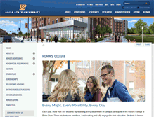 Tablet Screenshot of honors.boisestate.edu
