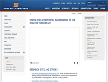 Tablet Screenshot of cgiss.boisestate.edu