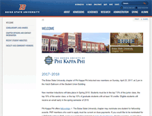 Tablet Screenshot of phikappaphi.boisestate.edu