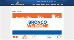 Desktop Screenshot of broncowelcome.boisestate.edu