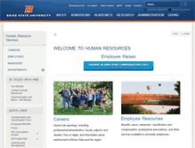 Tablet Screenshot of hrs.boisestate.edu