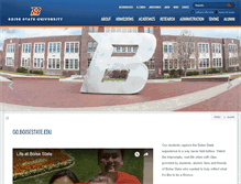 Tablet Screenshot of go.boisestate.edu