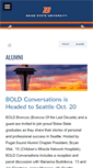 Mobile Screenshot of alumni.boisestate.edu
