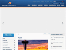 Tablet Screenshot of alumni.boisestate.edu