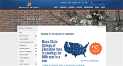 Desktop Screenshot of education.boisestate.edu