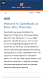 Mobile Screenshot of gamestudio.boisestate.edu