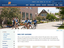 Tablet Screenshot of admissions.boisestate.edu