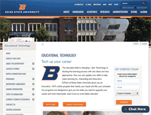 Tablet Screenshot of edtech.boisestate.edu