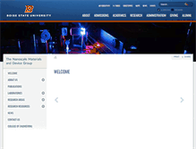 Tablet Screenshot of nano.boisestate.edu