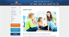Desktop Screenshot of childrenscenter.boisestate.edu