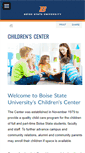 Mobile Screenshot of childrenscenter.boisestate.edu