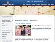 Tablet Screenshot of chemistry.boisestate.edu