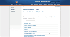 Desktop Screenshot of index.boisestate.edu