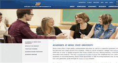Desktop Screenshot of academics.boisestate.edu
