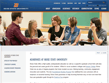 Tablet Screenshot of academics.boisestate.edu